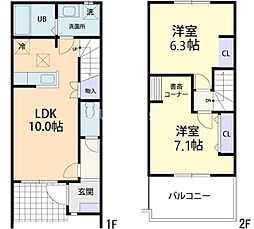 FAMILIA (ファミリア) C 2LDKの間取図画像