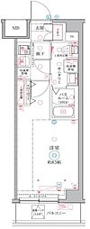 CREVISTA戸田 1Kの間取図画像
