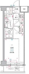 CREVISTA戸田 1Kの間取図画像