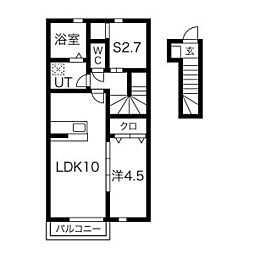 KingofAP 1SLDKの間取図画像