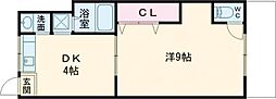 すみれマンション 1DKの間取図画像