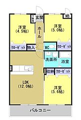 物件の間取り