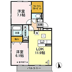 物件の間取り