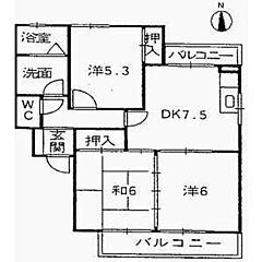 物件の間取り