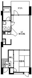 ニュー箱根ヴィレッジ7号棟 1LDKの間取図画像