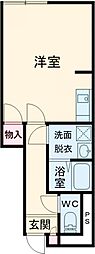 ドミール新庄 ワンルームの間取図画像