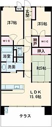 ファインフラッツ奈良ザ・レジデンス 3LDKの間取図画像