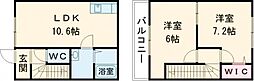 光雅 2LDKの間取図画像