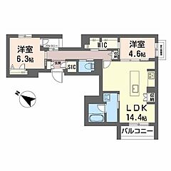 物件の間取り