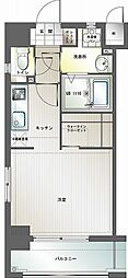 エンクレスト博多3 1Kの間取図画像