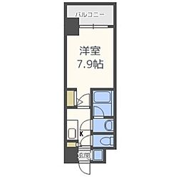 S-RESIDENCEフクシマLuxe 1Kの間取図画像