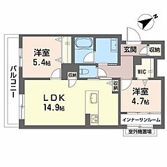 物件の間取り