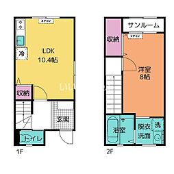 エクセレント12 1LDKの間取図画像