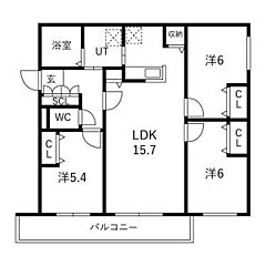 物件の間取り
