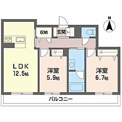 物件の間取り