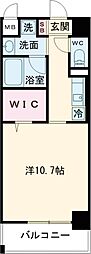 ラシェンタ三田駅 1Kの間取図画像