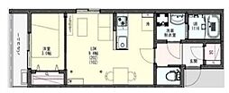 KLEIS町田 1LDKの間取図画像