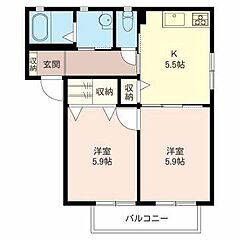物件の間取り