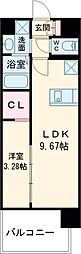 KSK南小倉コアプレイス 1LDKの間取図画像