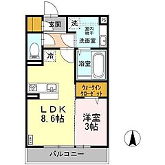 物件の間取り