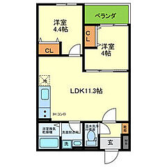 物件の間取り