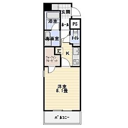 MGK 1Kの間取図画像