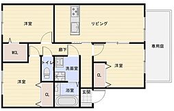グランモア堂本 3LDKの間取図画像