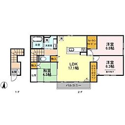 D-room植村 3LDKの間取図画像