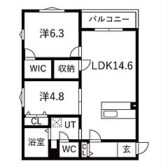 物件の間取り