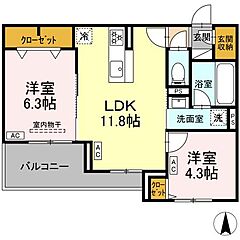 物件の間取り