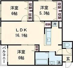 物件の間取り