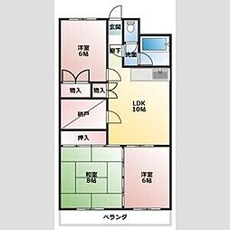 ポートブリッジマンション 3SLDKの間取図画像