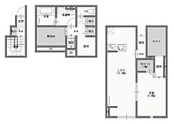 ベルリード緑町 1LDKの間取図画像