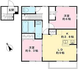 BE-9・A 2LDKの間取図画像