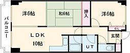 サンシティ苫小牧 3LDKの間取図画像