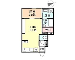 Lapis Coral 1LDKの間取図画像