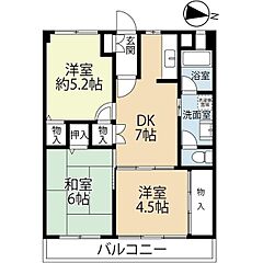 物件の間取り