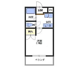 プレズント・コーポ 1Kの間取図画像