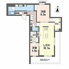 物件の間取り