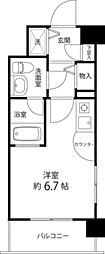 サンセール与野本町 ワンルームの間取図画像