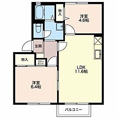 物件の間取り