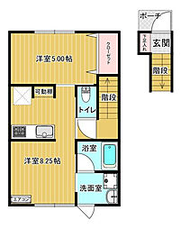 エターナル I 1LDKの間取図画像