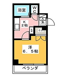 ヴィアルシティ今池 1Kの間取図画像
