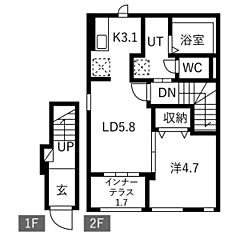物件の間取り