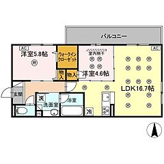 物件の間取り