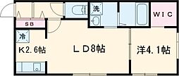 Horse Win20(ホース ウィン) 1LDKの間取図画像