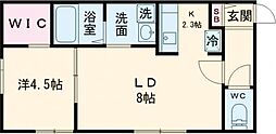 Horse Win20(ホース ウィン) 1LDKの間取図画像