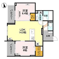 物件の間取り