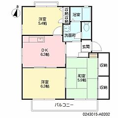 物件の間取り