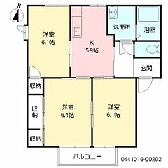 物件の間取り